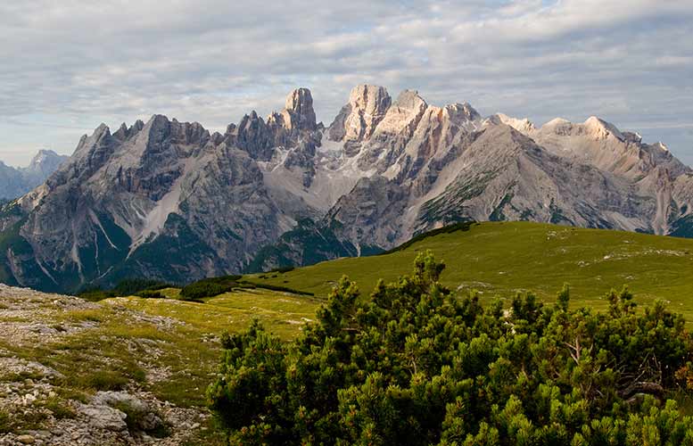 Cristallo mountain view